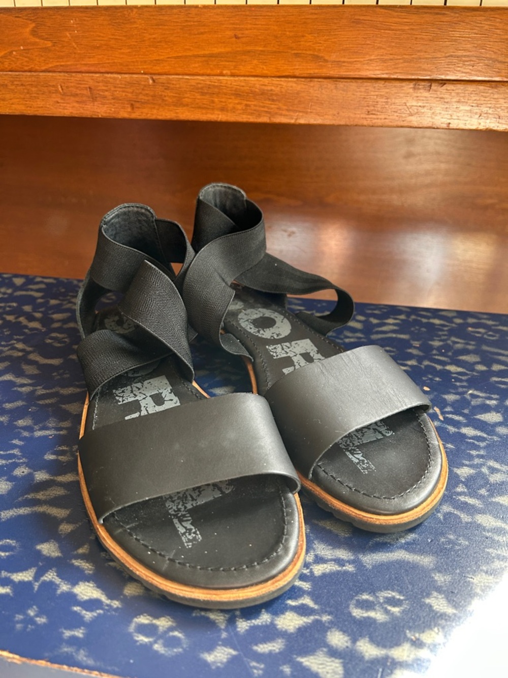 SOREL Ella Sandal Size 9 Black
